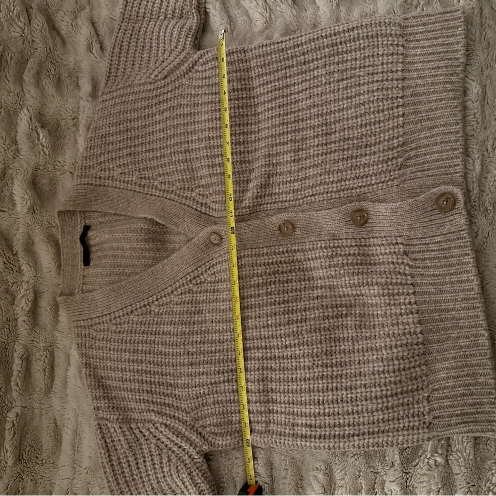 Jenni Kayne Alpaca Cocoon Cardigan in Oatmeal XS - Picture 10 of 11